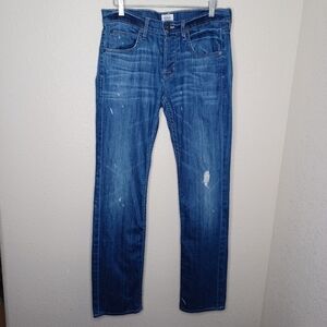 Hudson Byron Five Pocket Straight Leg Jeans 30